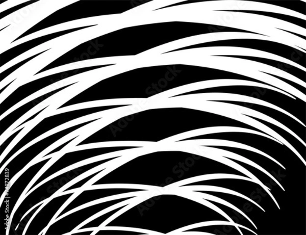 Fototapeta Black Abstract textured background. Vector art