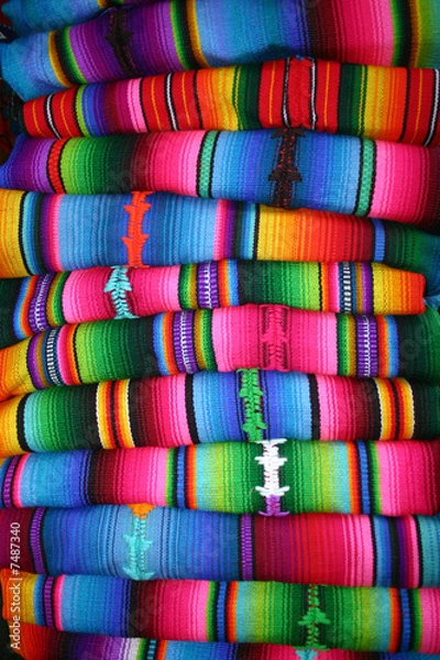 Obraz Hand woven blankets