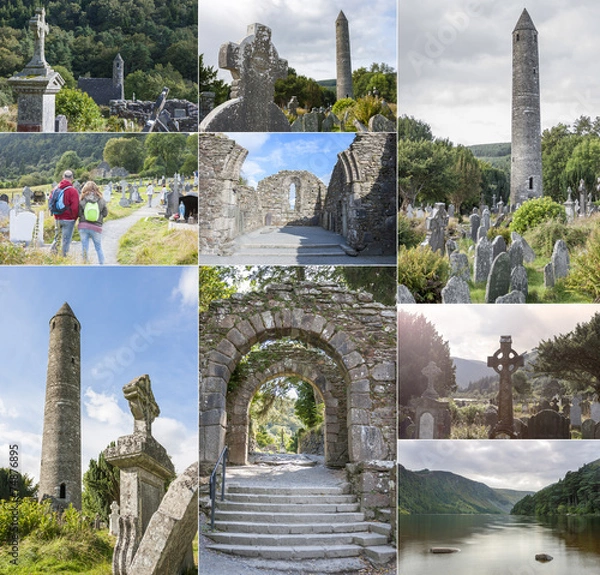 Obraz Collage of Glendalough
