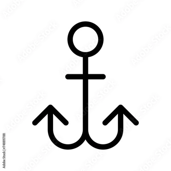 Fototapeta Anchor icon
