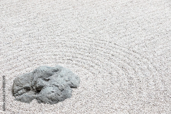 Fototapeta Zen garden background. Concept of calm, harmony, health, meditation, relax