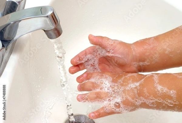 Obraz Child Washing Hands