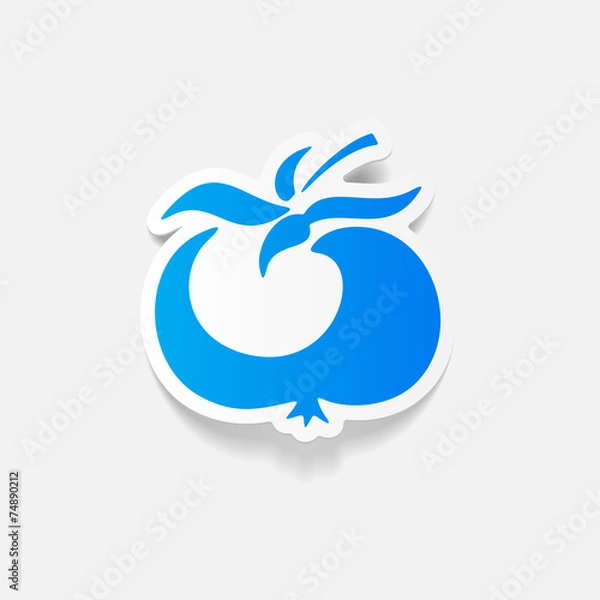 Obraz realistic design element: tomato