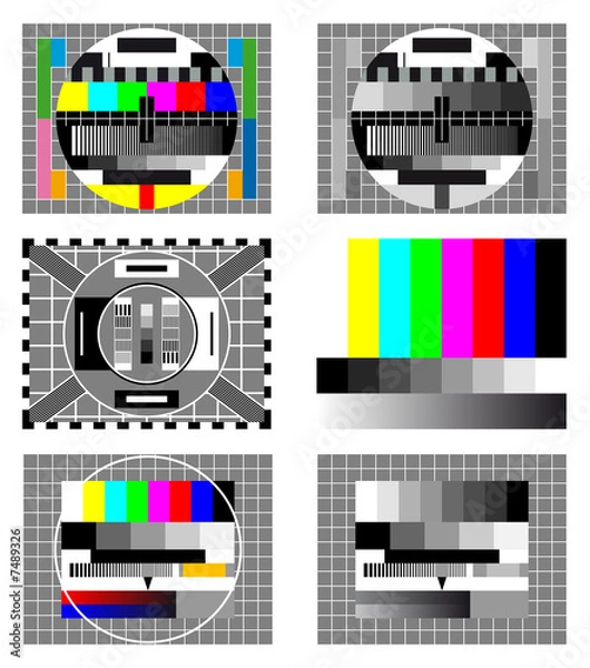 Obraz Test tv screen