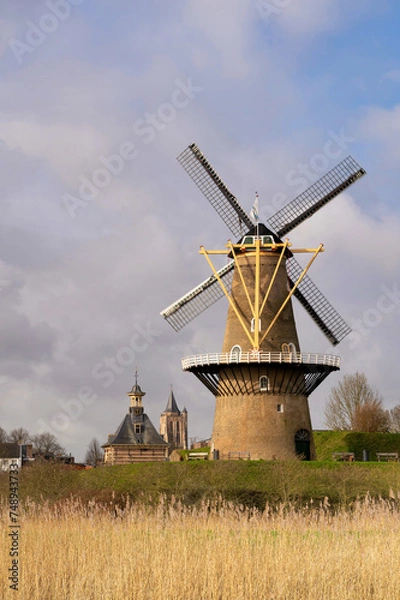 Obraz Flour mill De Hoop in Gorinchem