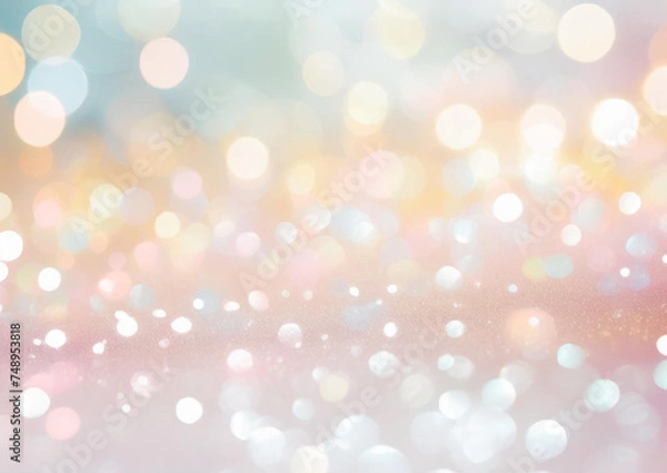 Fototapeta ポップなカラフルなキラキラの背景