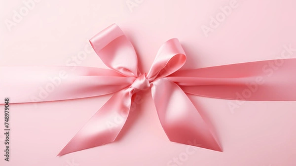 Fototapeta Ribbon background, perfect for adding femininity and charm to any project or design