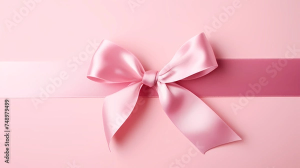 Fototapeta Ribbon background, perfect for adding femininity and charm to any project or design