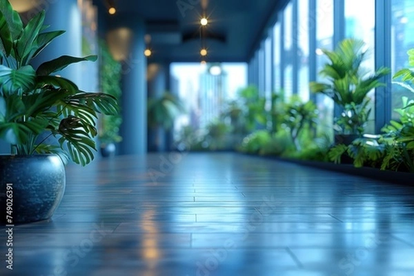Fototapeta Empty Modern Office Space 