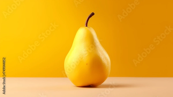 Fototapeta Fresh pears full background top view
