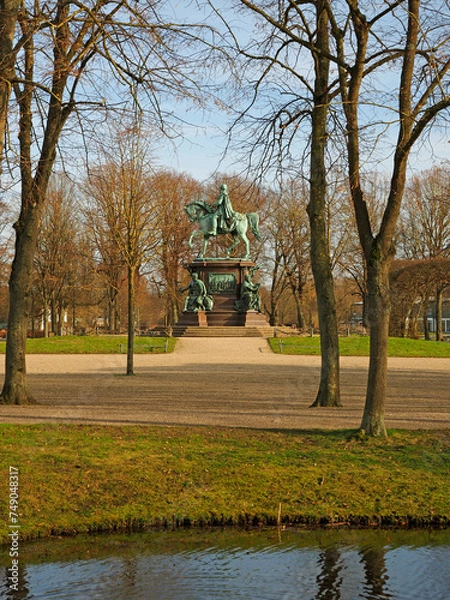 Obraz Schwerin oark denkmal, schloss, 