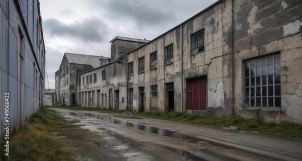 Obraz  Abandoned industrial area, waiting for revival