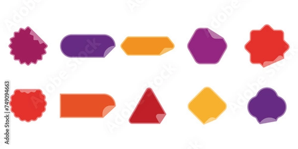 Obraz Sticker Peel Element