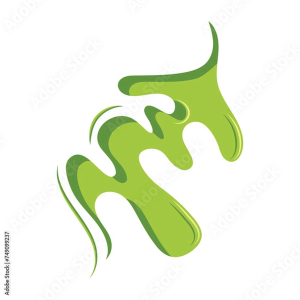 Fototapeta Green Smoke Cloud