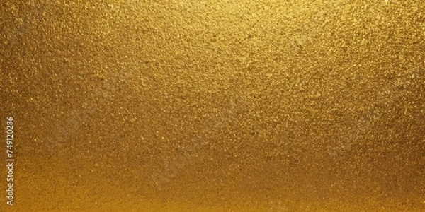 Fototapeta Gold texture. Golden background with effect metallic foil. Speckles gold material. Speckled glitter backdrop. Abstract shiny pattern. Shine metal plate for design