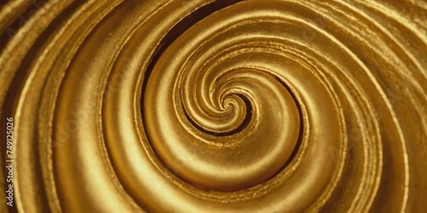 Fototapeta Swirling golden texture for background