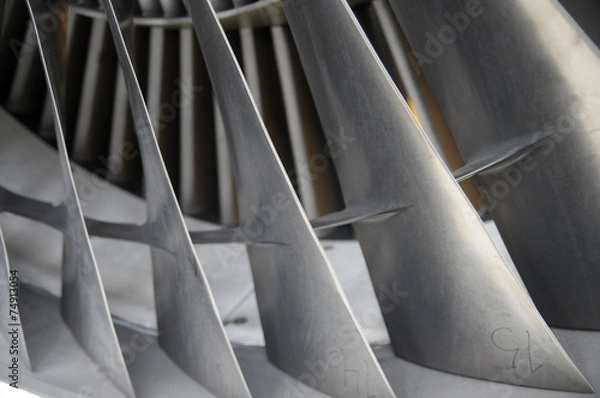 Obraz Jet Engine blades