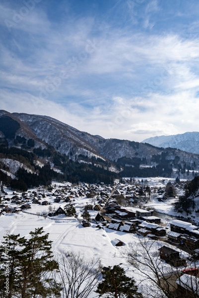 Fototapeta 冬の白川郷