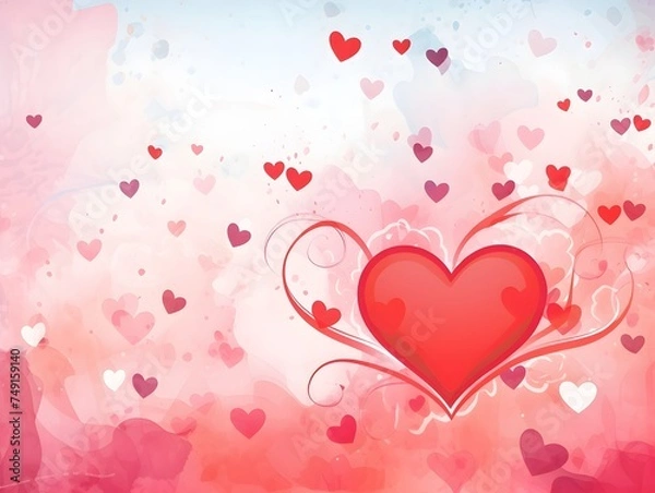 Obraz Heart background heart wallpaper