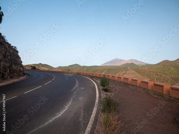 Obraz Straße in den Bergen