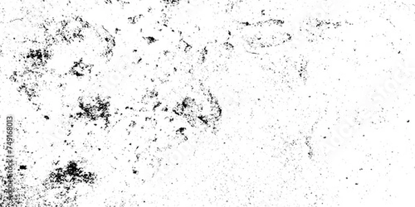 Fototapeta Dust vector overlay distress grungy effect paint. Black and white grunge seamless texture. Dust and scratches grain texture on white and black background.	
