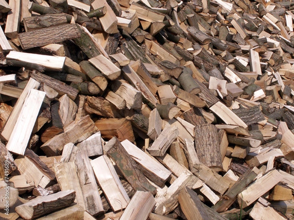Fototapeta brennholz