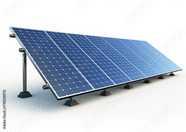 Obraz solar panel panel on a white background