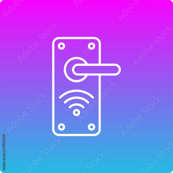 Fototapeta Smart Lock Icon