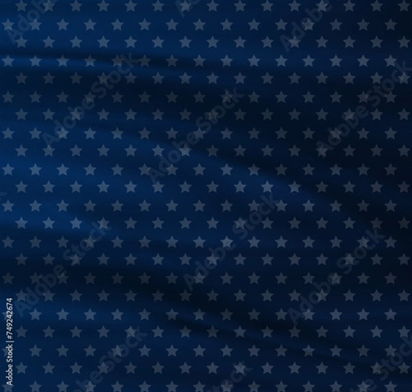 Obraz USA Flag Background, Memorial Day, Veterans day , 4th of July with Copy Space