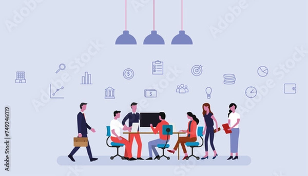 Obraz WORKING ENVIRONMENT