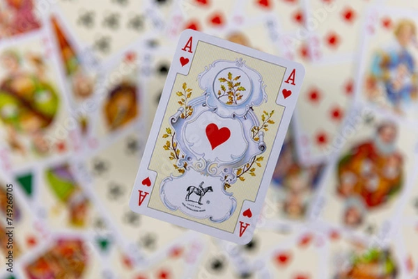 Obraz poker playing cards