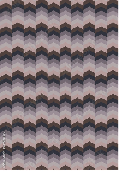 Fototapeta Colorful Seamless Pattern Background Illustration