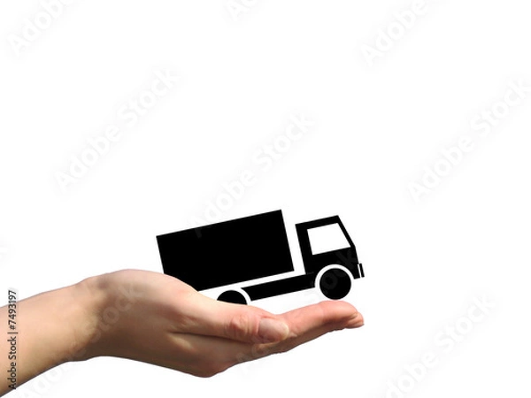 Obraz LKW auf der Hand