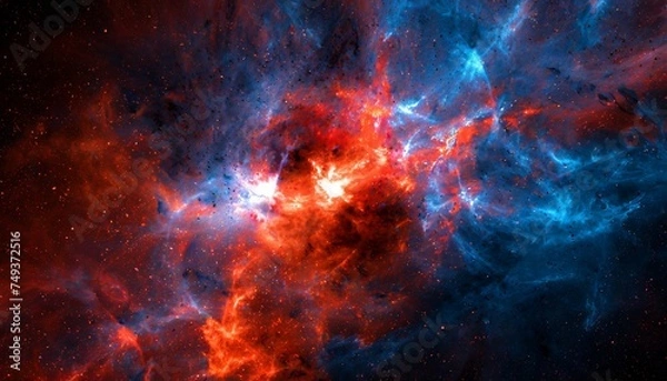 Fototapeta space background with space