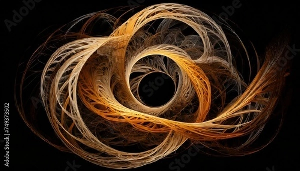 Fototapeta 3d render of a spiral