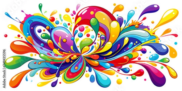 Fototapeta abstract colorful background