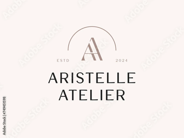 Obraz Professional Lettermark Initials Logo Design