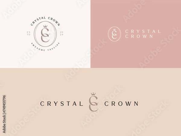 Obraz Professional Lettermark Initials Logo Design