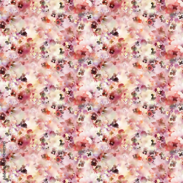 Fototapeta Seamless Print Shibori pattern and tie-dye allover textile Shibori allovers pattern design