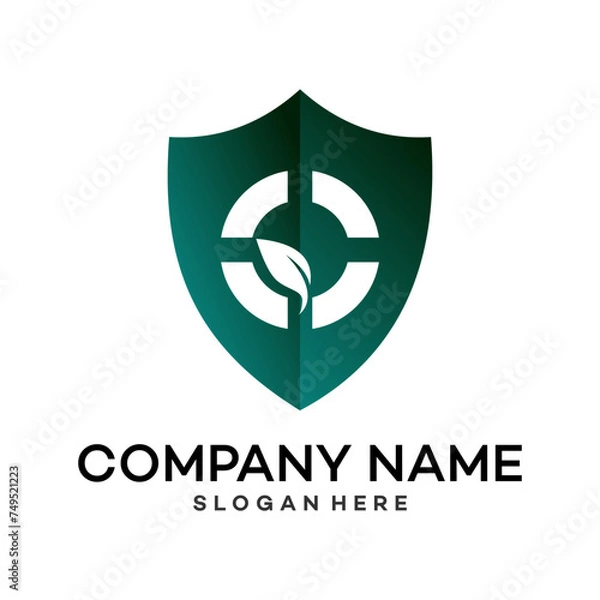 Fototapeta Unique sword shield, strong and elegant