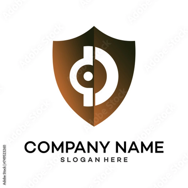 Fototapeta Unique sword shield, strong and elegant