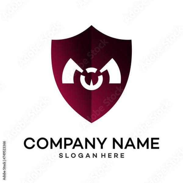 Fototapeta Unique sword shield, strong and elegant