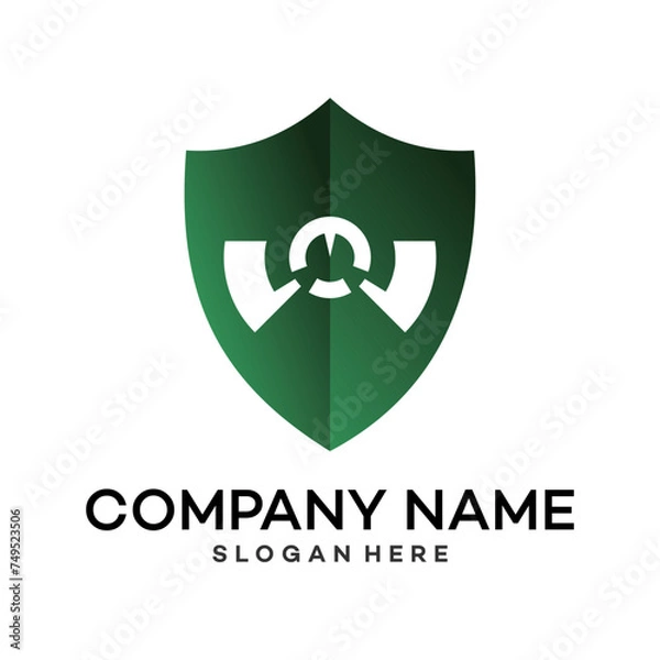 Fototapeta Unique sword shield, strong and elegant