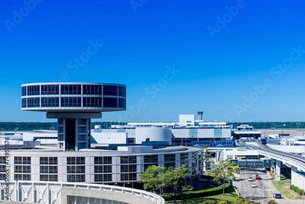 Fototapeta IAH airport viewing tower