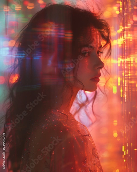 Obraz PORTRET PIĘKNA