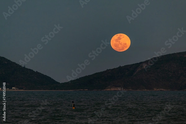 Obraz Nascer da Super Lua - Macaé - RJ