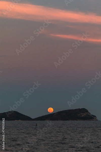 Obraz Nascer da Super Lua - Macaé - RJ