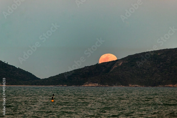 Obraz Nascer da Super Lua - Macaé - RJ