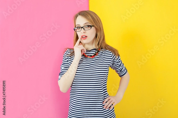 Obraz Attractive nice girl