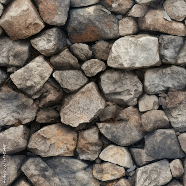 Fototapeta Seamless Tilable Stone Texture Pattern